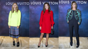 Alicia Vikander, Carine Roitfeld i Catherine Deneuve na koktelu Louis Vuitton Stellar Jewelry