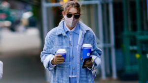 Baby Blue look Gigi Hadid u Njujorku