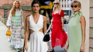 Kako nositi maksi haljine u gradu: 17 primera