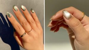 Plišani nokti: manikir koji stvara iluziju glamurozne tkanine na noktima