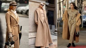 Šta nositi sa bež kaputom: 20 elegantnih primera