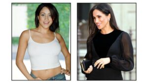 Transformacija do princeze: evolucija stila Meghan Markle na 50 fotografija