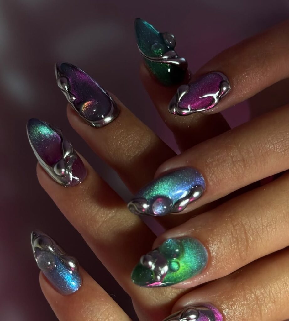Oyster nails: Najzanimljiviji trend leta 2025