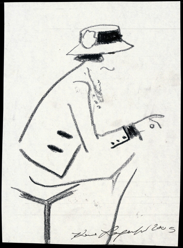 Trend Alert Boater šešir - retro ikona koja je ukrala Met Galu
Ilustracija Coco Chanel by Karl Lagerfeld