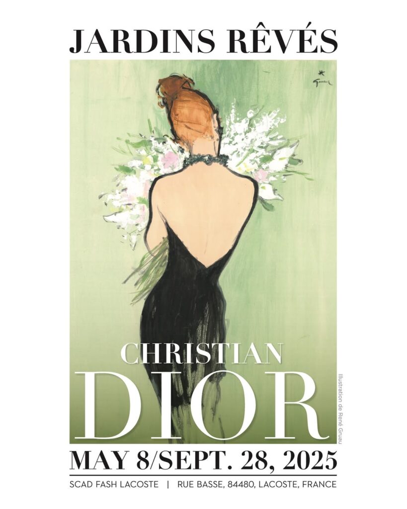 Top 9 modnih izložbi koje vredi posetiti tokom leta 2025.
“Christian Dior: Jardins Rêvés”
SCAD FASH, Lacoste (Francuska)