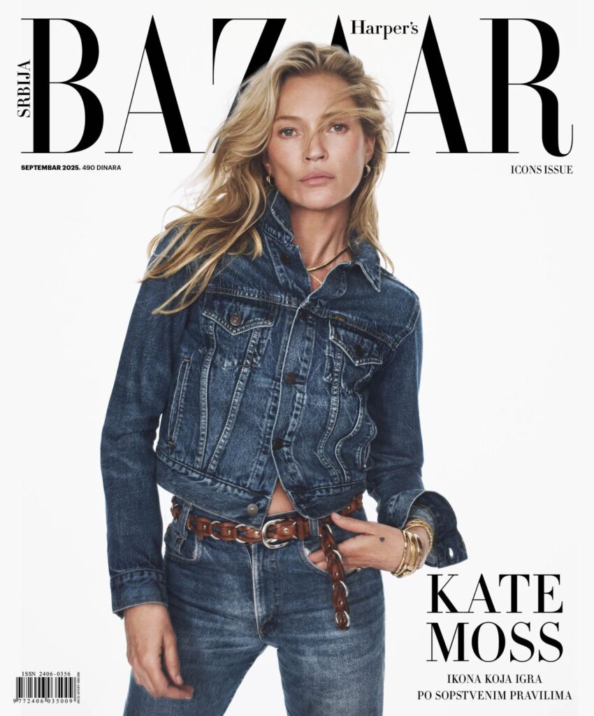 Harper’s BAZAAR predstavlja globalno izdanje 'ICONS' u 21 zemlji kate moss