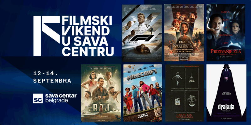 Filmski vikend u Sava Centru: Blokbasteri, premijere i nezaboravne priče