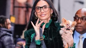 Demi Moore osvaja Njujork u Saint Laurent odelu