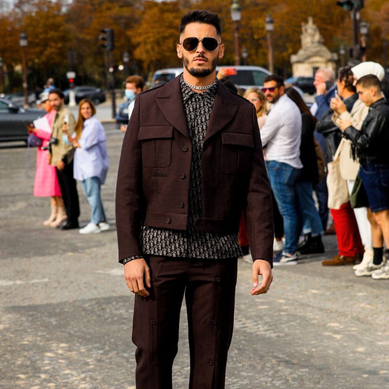 Kako muškarci nose braon ove jeseni