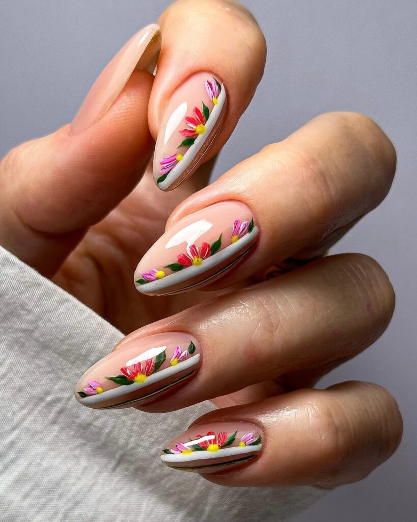 Floralni manikir za proleće donosi nežne cvetne motive, pastelne nijanse i elegantan nail art inspirisan prirodom.
