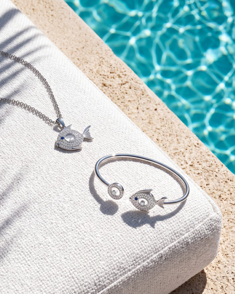 Ovih 6 komada nakita definišu luksuzno leto 2026.
Nova Chopard Happy Diamonds Summer Fish Collection donosi motive podvodnog sveta, pokretne dijamante i sofisticiranu interpretaciju letnje elegancije