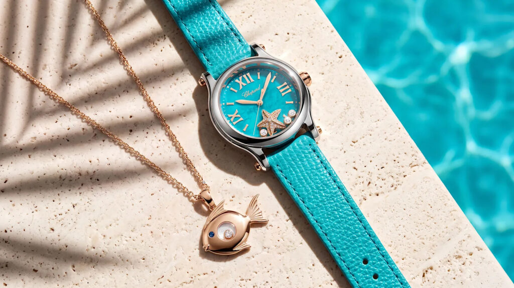 Ovih 6 komada nakita definišu luksuzno leto 2026.
Nova Chopard Happy Diamonds Summer Fish Collection donosi motive podvodnog sveta, pokretne dijamante i sofisticiranu interpretaciju letnje elegancije