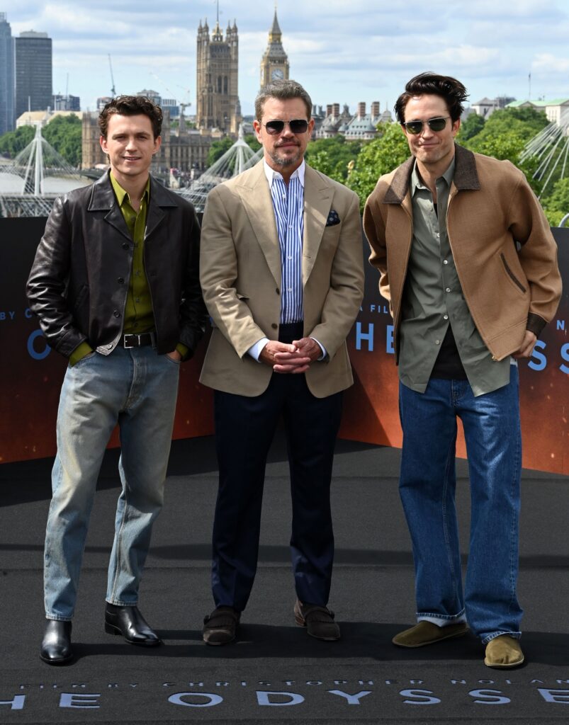 Prvi photo call filma The Odyssey doneo modne trenutke za pamćenje matt damon tom holland robert pattinson