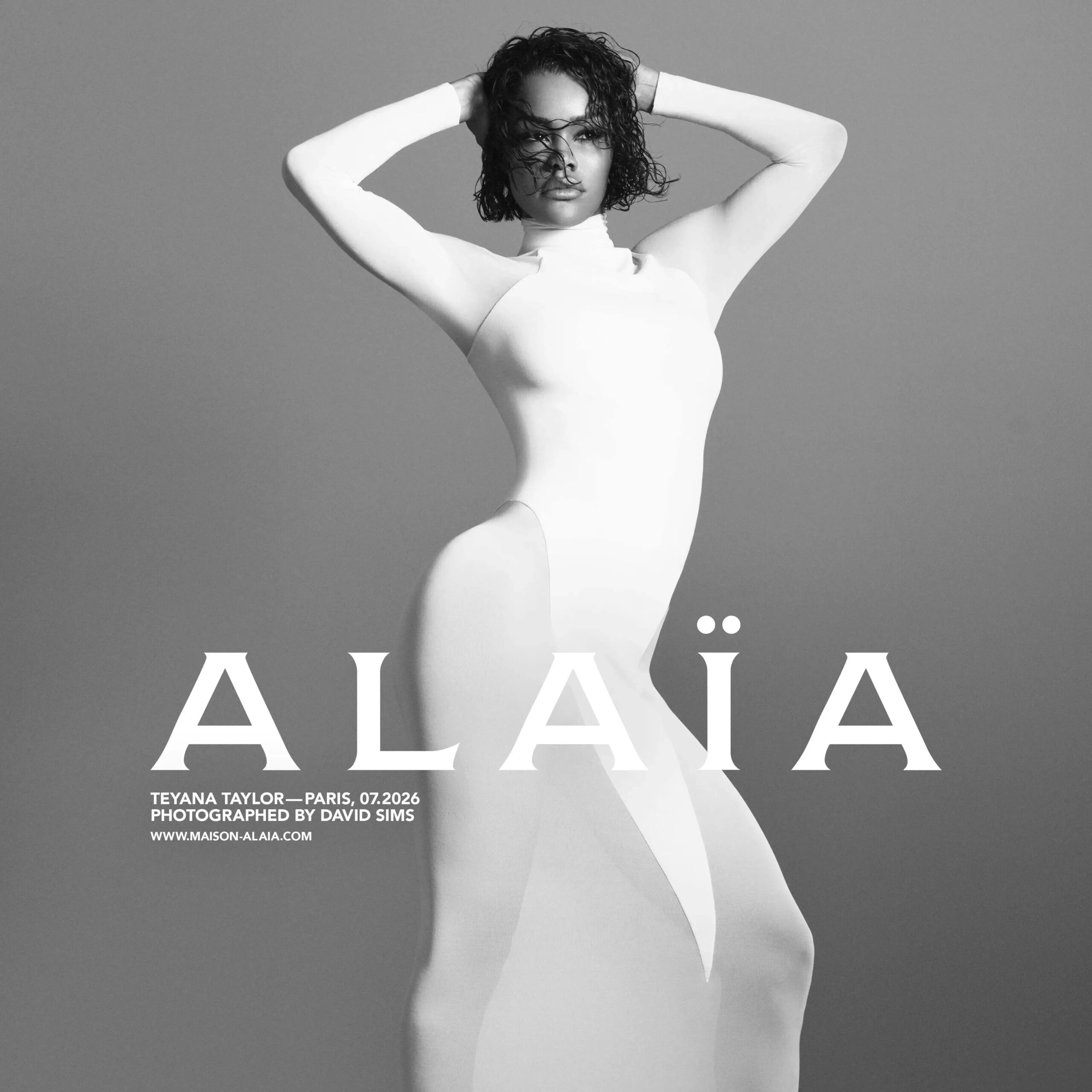 Teyana Taylor je lice nove Alaïa kampanje za Summer Fall 2026, koja kroz skulpturalne siluete slavi pokret, snagu i savremenu ženstvenost.
