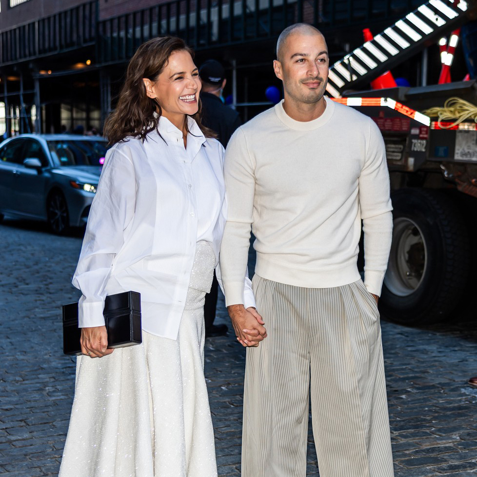 Katie Holmes i Jason Bard Yarmosky uskladili stil na Nedelji mode Ouzounova / SplashNews.com / Splash / Profimedia