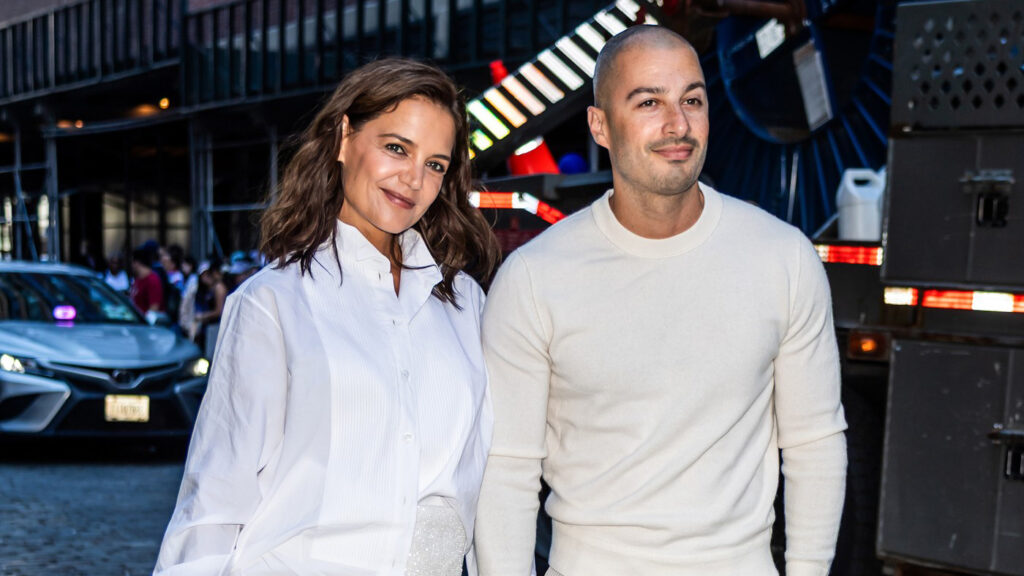 Katie Holmes i Jason Bard Yarmosky uskladili stil na Nedelji mode Ouzounova / SplashNews.com / Splash / Profimedia